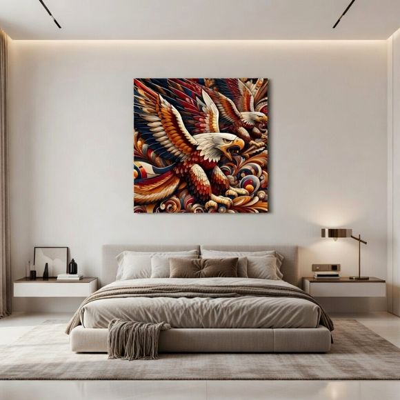 Wildlife Wings – Digital Eagle Illustration