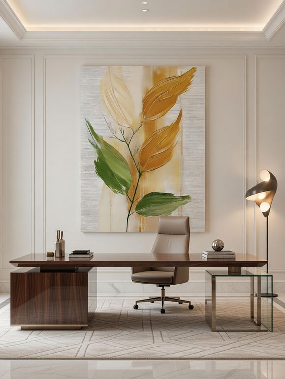 Golden Botanical Presence — 03