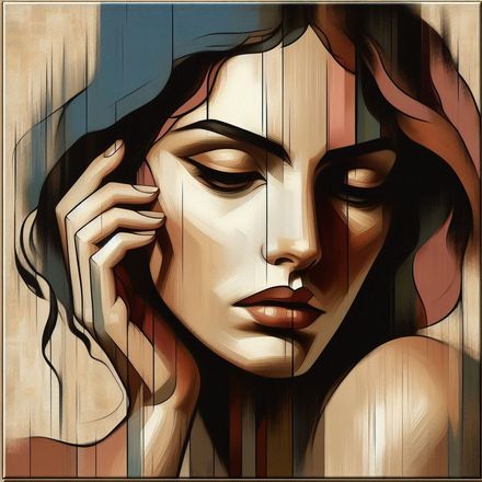 Muses and Modern Portraits – Contemporary Geometric Faces