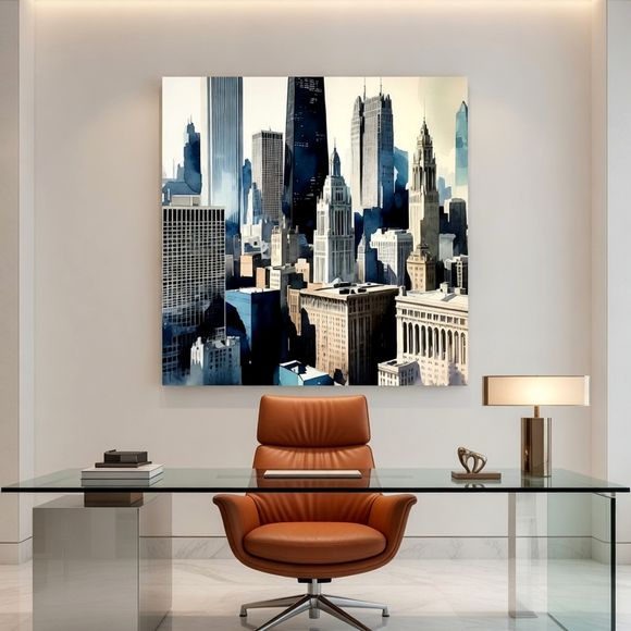 Chicago Skyline — Waterfront Horizon Edition