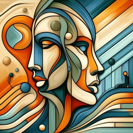 Muses &amp; Modern Portraits — AI-Crafted Faces in Contemporary Abstraction