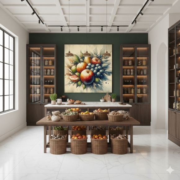 Culinary Fruits Still Life Digital Art Collection