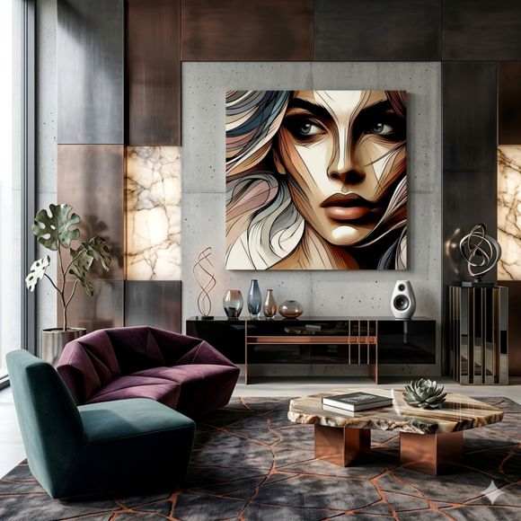 Muses of Modern Duality — Abstract Portrait Collection III