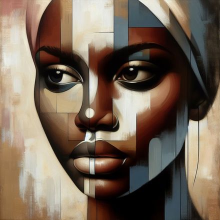 Muses and Modern Portraits – Contemporary Geometric Faces