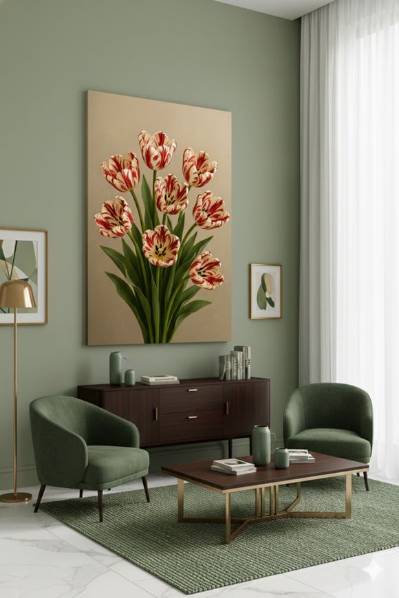 Flowers &amp; Botanicals | Elegant Tulip Portrait Collection