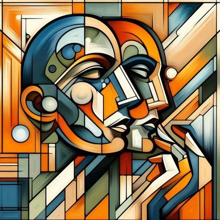 Muses &amp; Modern Portraits — AI-Crafted Faces in Contemporary Abstraction