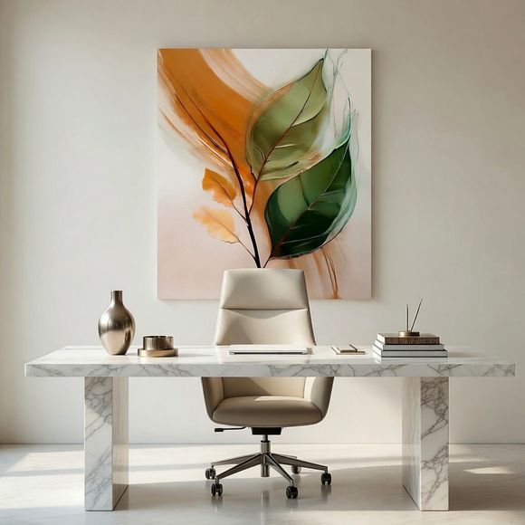 Golden Botanical Presence 