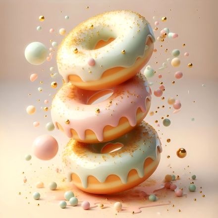 Culinary Aesthetics — Contemporary Digital Dessert Art
