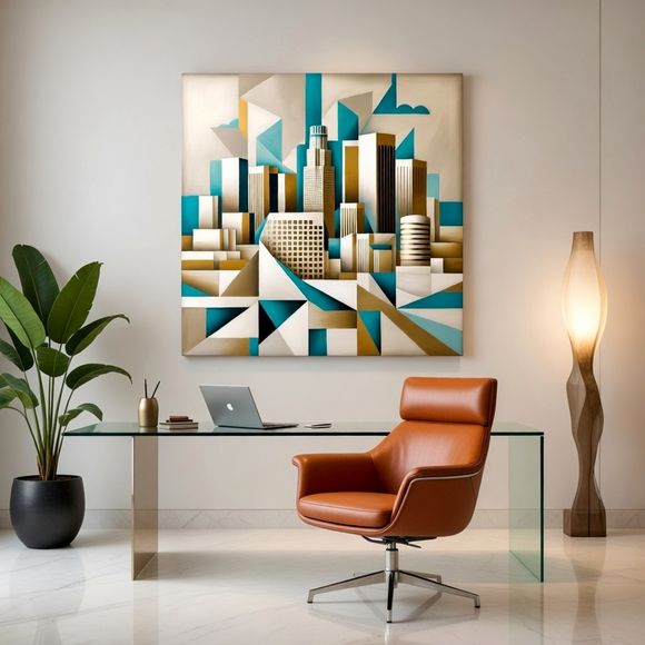 Urban Geometry — Los Angeles Skyline