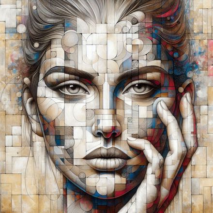 Muses and Modern Portraits – Contemporary Geometric Expression