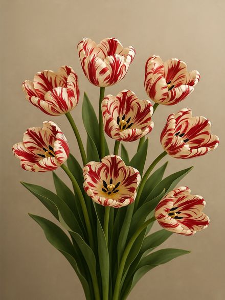 Flowers &amp; Botanicals | Elegant Tulip Portrait Collection