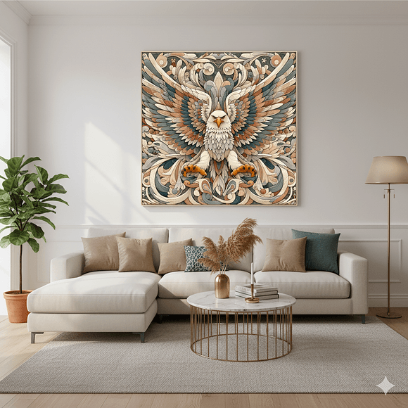 Wildlife Wings – Digital Eagle Illustration