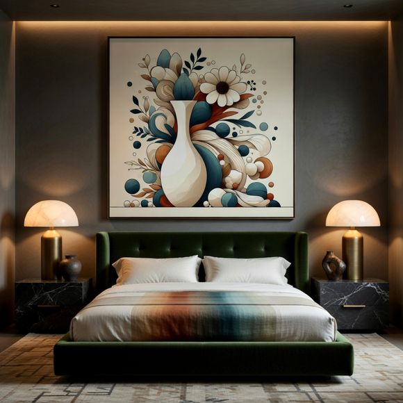 Contemporary Digital Wall Art — Premium Canvas Print I