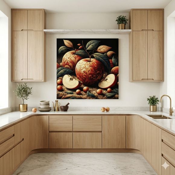 Botanical Harvest — Apple Composition Series I