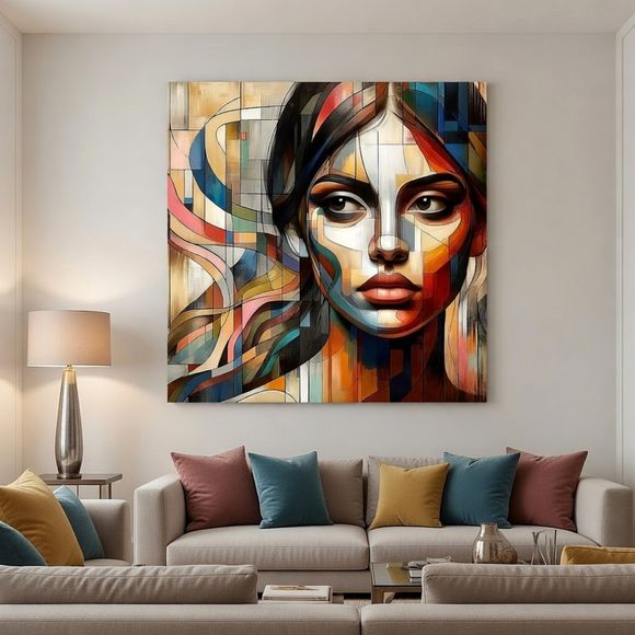 Modern Muse — Geometric Soul (Abstract)