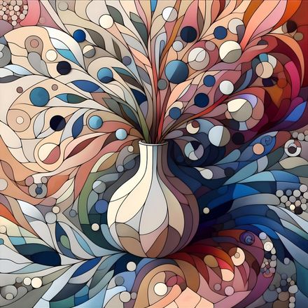 Ethereal Bloomscape in Ceramic 