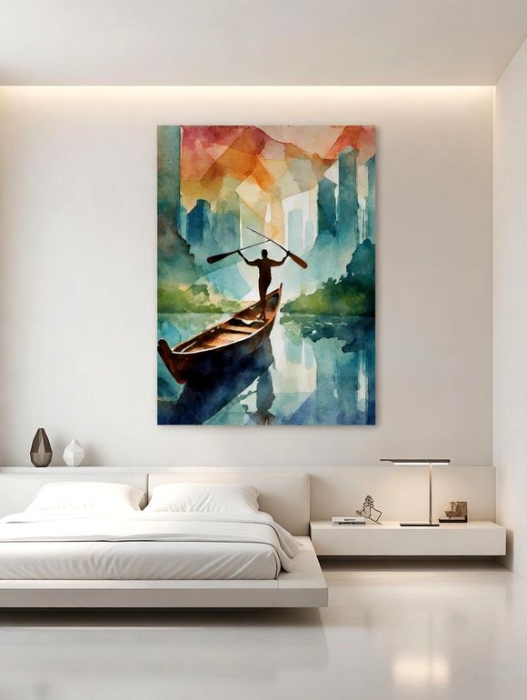 “Floating Horizons — Urban Watercolor Dreams”