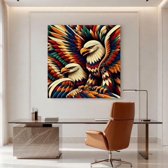 Wildlife Wings – Digital Eagle Illustration