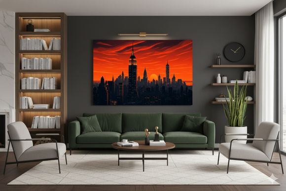 Urban Inferno – Skyline at Dusk