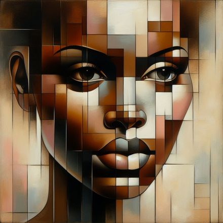 Muses and Modern Portraits – Contemporary Geometric Faces