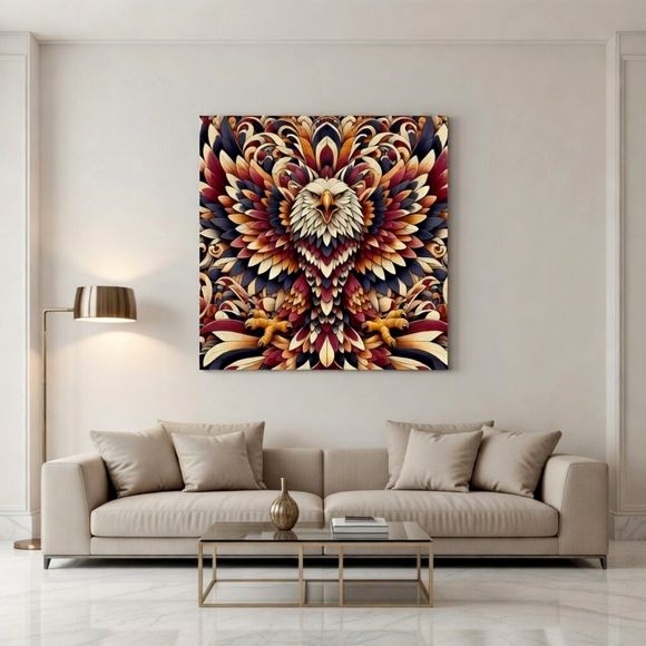 Wildlife Wings – Digital Eagle Illustration