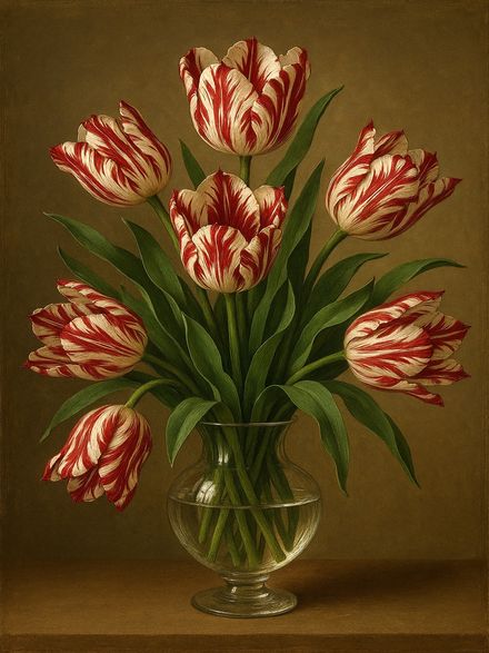 Flowers &amp; Botanicals | Elegant Tulip Portrait Collection