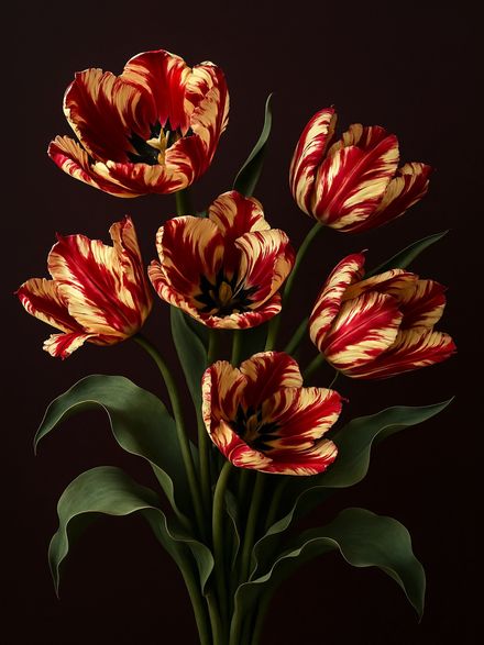 Flowers &amp; Botanicals | Elegant Tulip Portrait Collection