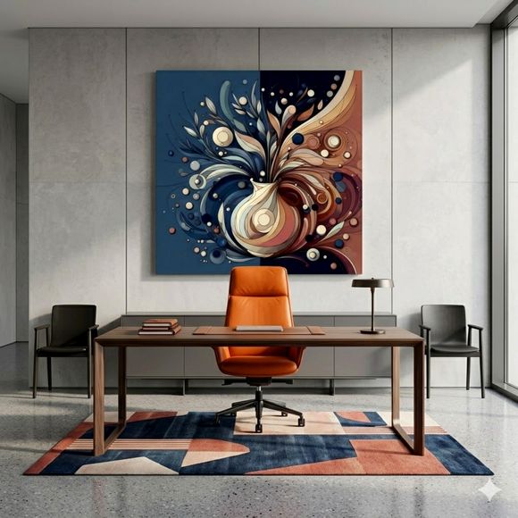 Contemporary Digital Wall Art — Premium Canvas Print II