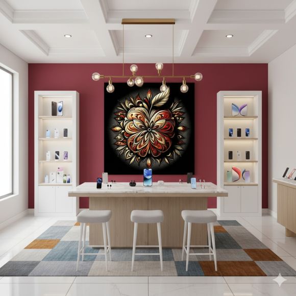 Culinary Aesthetics – Ornamental Apple Art Inspired by Botanical and Gastronomic Design