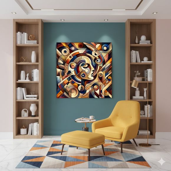 Muses and Modern Portraits – Contemporary Digital Faces in Geometric Harmony