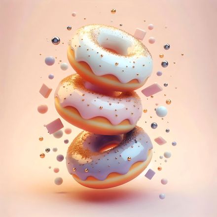Culinary Aesthetics — Contemporary Digital Dessert Art