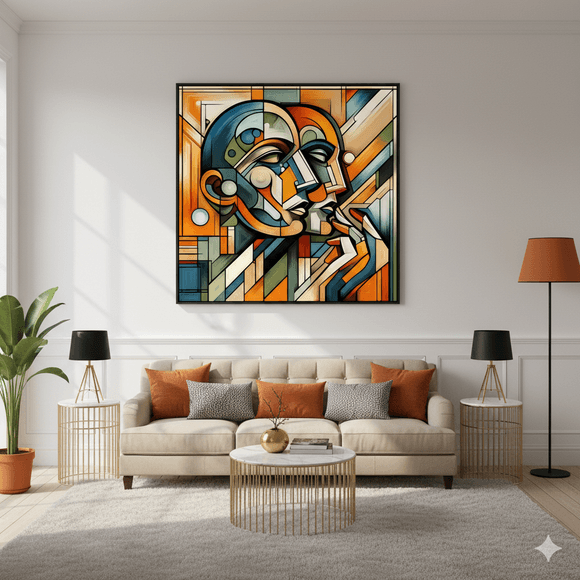 Muses &amp; Modern Portraits — AI-Crafted Faces in Contemporary Abstraction