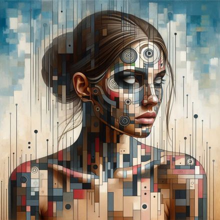 Muses and Modern Portraits – Contemporary Geometric Expression