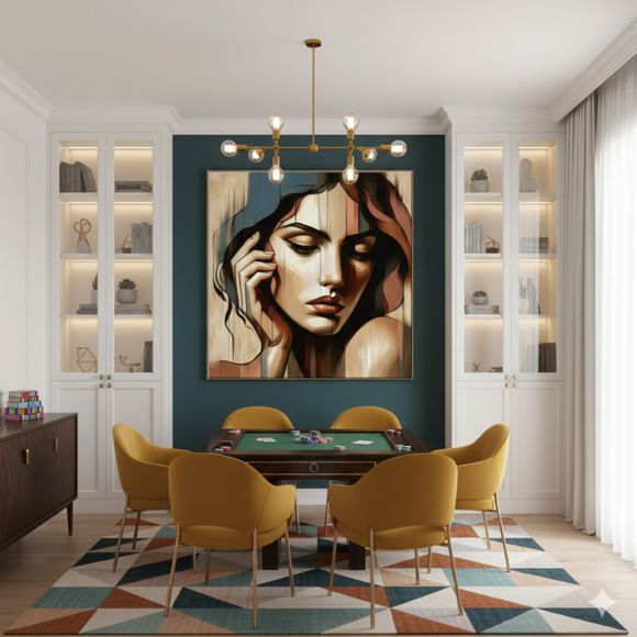 Muses and Modern Portraits – Contemporary Geometric Faces