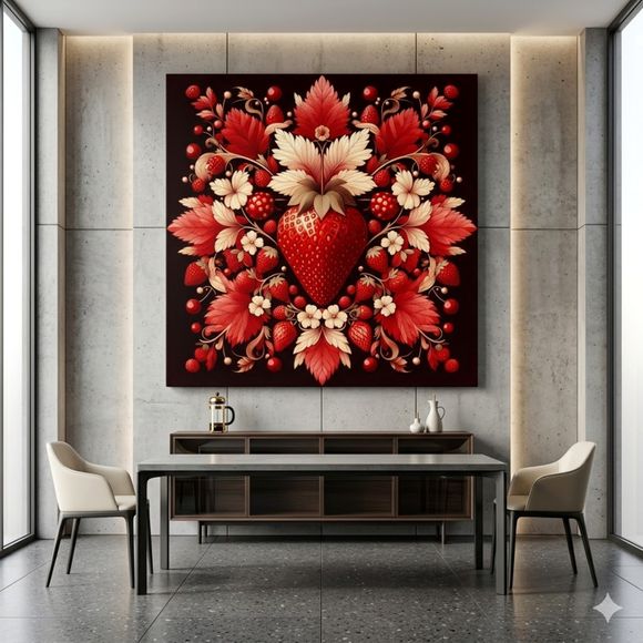 Strawberry Symphony — Botanical Culinary Composition