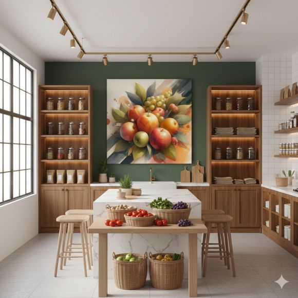 Culinary Fruits Still Life Digital Art Collection