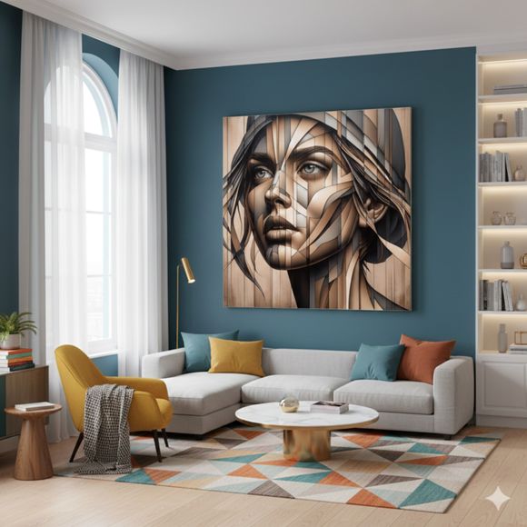 Muses and Modern Portraits – Contemporary Geometric Expression