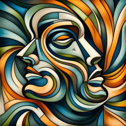 Muses &amp; Modern Portraits — AI-Crafted Faces in Contemporary Abstraction