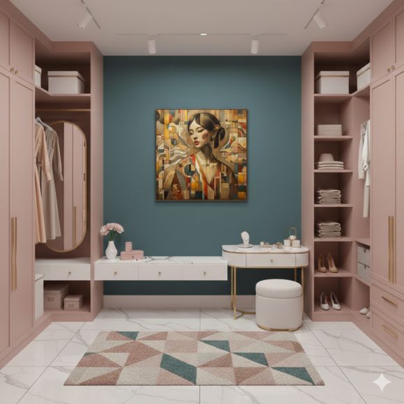 Muses and Modern Portraits – Contemporary Digital Faces in Geometric Harmony