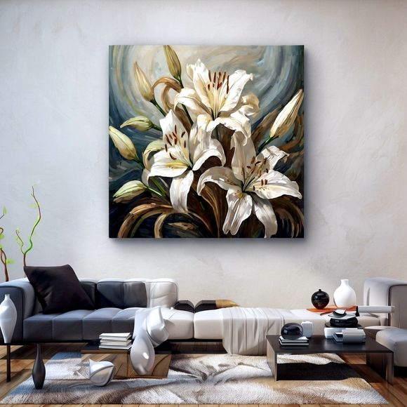 Flowers Botanical - Curated Digital Art for Contemporary Interiors