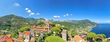 Panorama-Blick über Ravello an der Amalfiküste