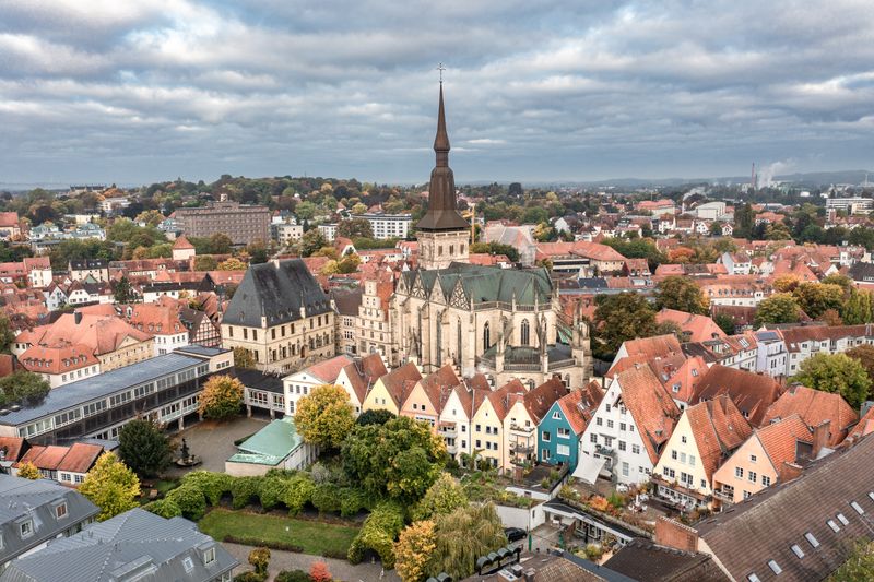Altstadt von Osnabrück mit Marienkirche