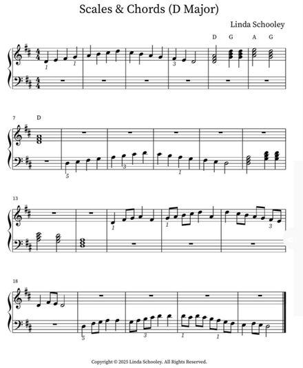 Scales &amp; Chords (D Major)