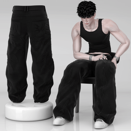 Pattern Jeans