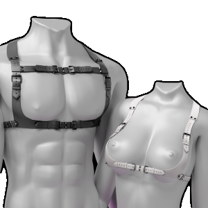 Studded Chest Harness