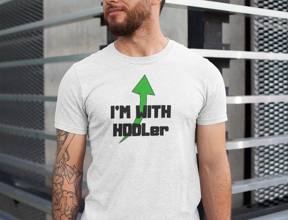 Crypto Fashion | I&#x27;m with HODLer Unisex Hemp T-Shirt