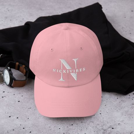 NICKI VIBES Exclusive One‑Size Cap – white Logo Embroidery