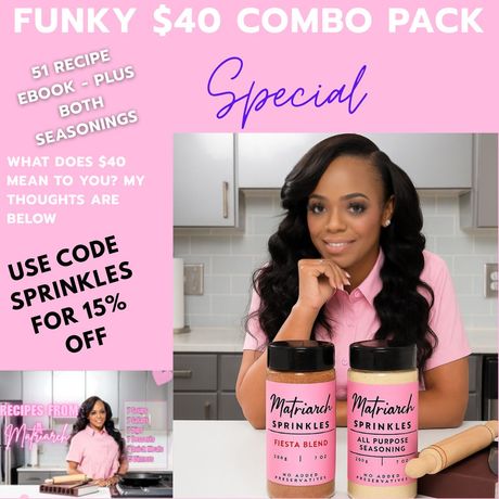 Funky $40 Combo - Both Seasoning Flavors Plus 51 Recipes!!  - Ebook