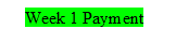ETH Week 1 Payment