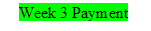 ETH Week 3 Payment